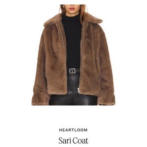 Heartloom Sari Coat in Mink